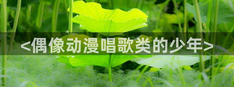 omofun官网入口链接：<偶像动漫唱歌类的少年>